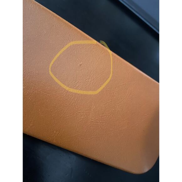 FOSSIL Tan Clamshell Sunglasses Hard Case - Picture 11 of 11